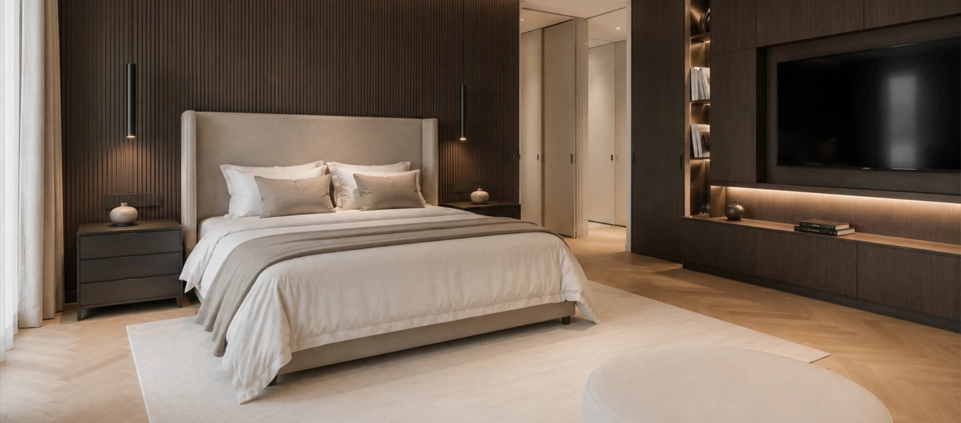 Handcrafted luxury interiors Italy — Bespoke wood manufacturing at Barberini Interiors