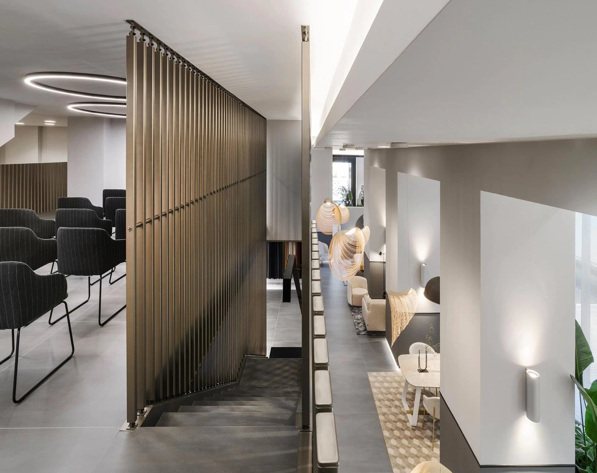 Barberini Interiors — bespoke staircase and partition