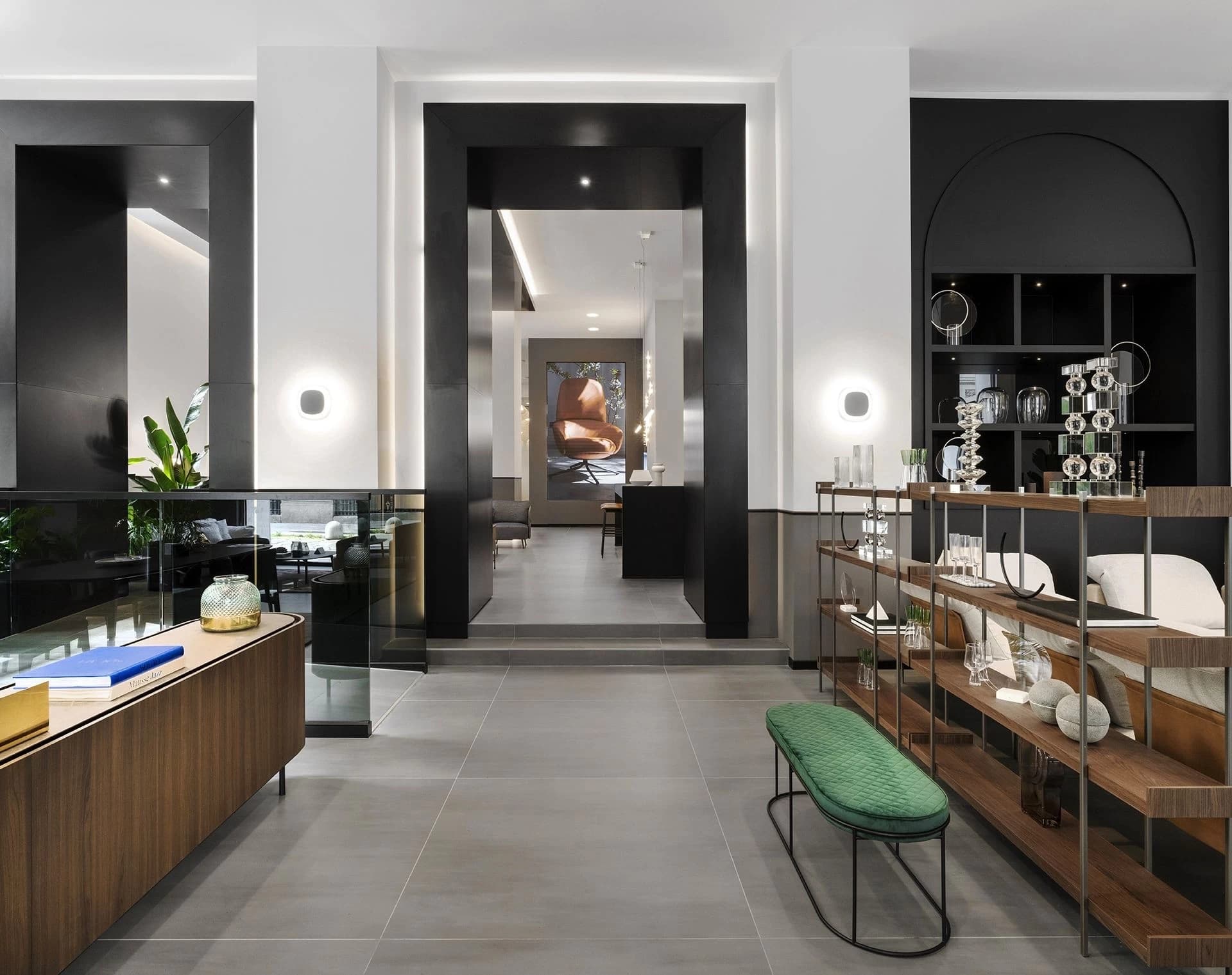 Barberini Interiors — luxury retail interior details
