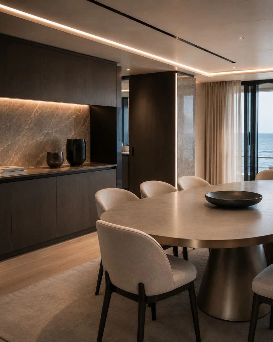 contemporary-yacht-dining-area-with-custom-furniture-and-sea-view-barberini-interiors