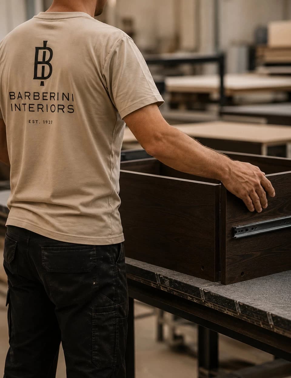 Italian craftsmanship interior design — Barberini Interiors firm